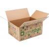 100 ks - Kartónová krabica 400x300x200 3VVL chlopňová, digitálna tlač