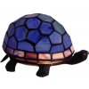 Tiffany štýl lampa KORYTNAČKA Blue 21*14 cm