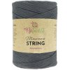 ReTwisst Macrame String 06 tmavá sivá 4 mm 100 m