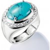 Thomas Sabo prsteň Oval Turquoise TR2505 405 17