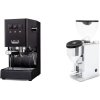 Gaggia New Classic E24 BC, black + Rocket Espresso FAUSTINO 3.1, chrome