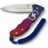 Victorinox 0.9415.D221 Evoke Alox Blue/Red vreckový nôž, 5 funkcií, modro-červená, paracord