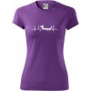 EKG dračia loď - Dámske Fantasy športové (dresovina) - 2XL ( Fialová )