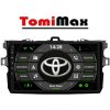 TomiMax Toyota Corolla 2007-2012 Android 14 autorádio s WIFI, GPS, USB, BT HW výbava: 2K 2000x1200px 8 Core 6GB+128GB - iba displej D