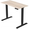 Delso Výškovo nastaviteľný stôl ADJUSTER PRO 80 x 160 cm agát / čierna