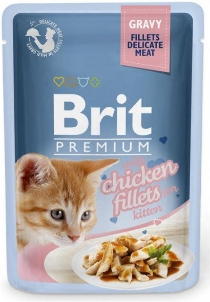 Brit Premium Cat D Fillets in Gravy for Kitten 85 g