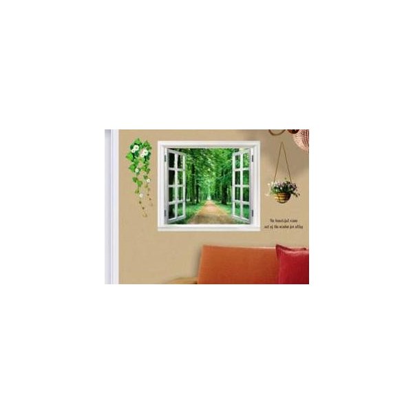 ZooYoo nálepka na stenu okno les zvitok: 60 x 90 cm od 14,99 € - Heureka.sk