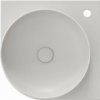 Rohové umývadlo Ravak Yard 45x45 cm smoke grey matný XJX0O245000