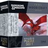Trefl Wood Craft Origin puzzle Dungeons and Dragons: Staroveký červený drak 501 dielikov