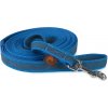 Firedog Pogumované vodítko 20 mm 1,5 m s rúčkou modré