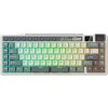 Royal Kludge RK M70 Cyan Purple Gaming Keyboard Cream switch