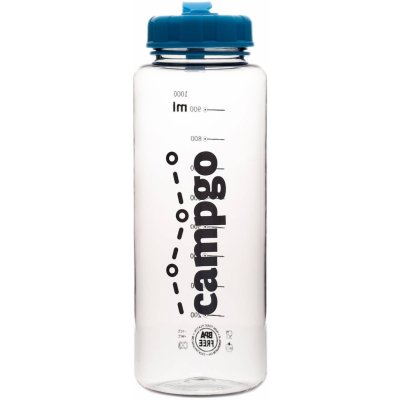 Fľaša na pitie Campgo Wide Mouth 1000 ml grey (8595691073133)