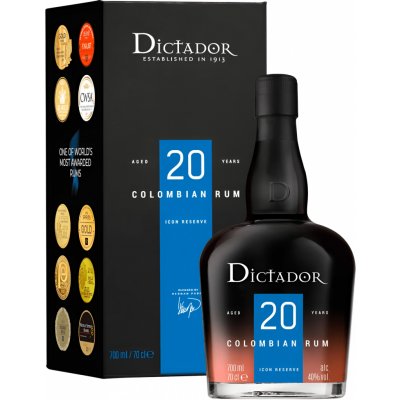 Dictador 20y 40% 0,7 l (kartón)