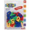 Magnetické písmenká Simba, farebné, 31 ks
