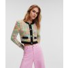 Karl lagerfeld BOUCLE KNIT CARDIGAN LUREX MULTI BOUCLE