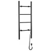 SAPHO KARBO 40 x 112cm 87W elektrický sušiak uterákov, čierna matná, KB904