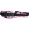 MadMax Dámský fitness opasek Swarovski MFB314 POUZE M - růžová (VÝPRODEJ)