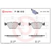 Sada brzdových platničiek, vždy 4 kusy v sade BREMBO P 06 012 (P06012)