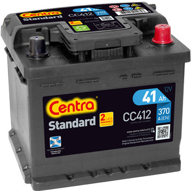 Centra Standard 12V 41Ah 370A CC412