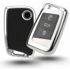 Luxria Car Key Case I - Ochranný obal pre klúče značky VW, Skoda, Seat (2) Farba: Strieborná
