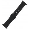 Silikónový remienok S/M pre Apple Watch 38/40/41 mm, čierna