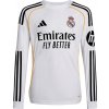 Adidas Real Madrid dres s dlhými rukávmi detský (2025-2026) domáci + vlastné meno a číslo