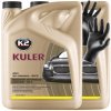 2x K2 KULER -35°C Nemrznúca chladiaca kvapalina G12 ŽLTÁ 5L Zima Leto