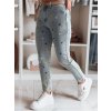 Dámske džínsové nohavice slim fit SHINYFIT Dstreet UY2452 Farba: modrá - svetlo, Veľkosť: M