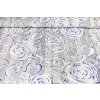 Dekoračná látka modré pivonky, š. 140 cm Modrá Vzorka látky (10x10 cm +/-1 cm)