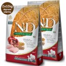 N&D Dog LG Adult Medium & Maxi Chicken & Pomegranate 2 x 12 kg