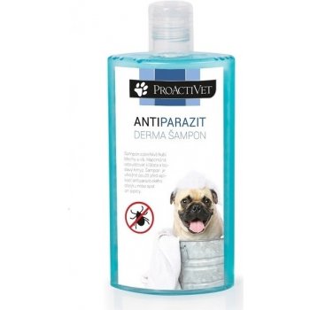 Proactivet Antiparazit Derma zbavuje se blechy a klíšťata, zároveň funguje jako účinný repelent 250 ml