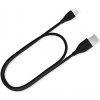 Nabíjací kábel USB-A a USB-C pre slúchadlá Bose QuietComfort 45, Bose 700 a NC700 - Čierny, 50 cm