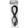 Solight flexo kabel, 3x 1mm2, gumová, černá, 2,5m