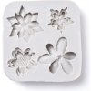 Silikónová forma kvety, na potravinársky priemysel 10,2 x 10,2 x 1,2 cm