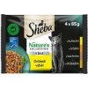 Sheba kapsička Nature's Collection hydinový výber 4x85g
