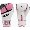 Dámske boxerské rukavice RDX BGR-F7 bielo-ružové BGR-F7P