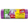 Fino Vrecia zaväzovacie Color 60l 13 µm 20 ks fialové