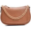Michael Kors Elegantná Dámska Kabelka clutch crossbody Carmela 13x9x1 cm Hnedá