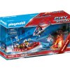 Playmobil 70335 Hasiči s člunem a helikoptérou