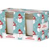 Emocio Sklo 52x65 mm 2ks v krabičke Happy Snowman - Enchanted Sparkle, vonná sviečka