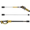 DeWalt DCMPS567P1 aku prořezávácí pila 18V/1*5Ah, lišta 20cm, teleskopická násada až 3m