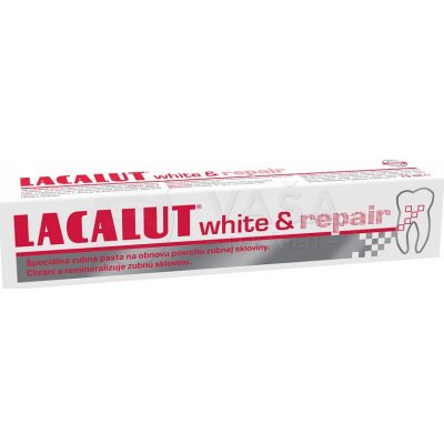 Lacalut White & Repair Obnova zubnej skloviny 75 ml bieliaca zubná pasta
