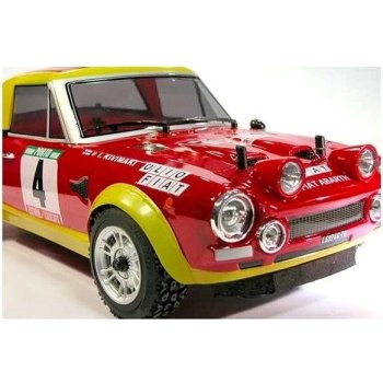 Popron.cz Fiat 124 Abarth Rally 4WD licencované proporcionálne lak. karosérie RTR sada 1:10