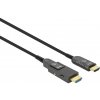Manhattan HDMI prepojovací kábel Zástrčka HDMI-A, Zástrčka HDMI Micro-D 20 m čierna 355513 podpora HDMI, high speed HDMI HDMI kábel; 355513