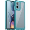 Ochranný kryt Colorful Acrylic case transparentno-modrý – Motorola Moto G05 / E15