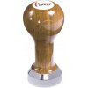 Buna café tamper, dub, lak, SP, 41 mm, nerez lesk, plochý