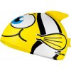 Plavecká silikonová čepice Rybka žlutá