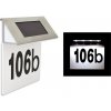 SOLEX Solárne LED domové číslo nerezové 2xLED IP65 AG216 5901785369489