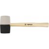 Topex Kladivo gumové 63 mm, 680 g, čierna a biela guma 02A355