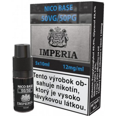 Imperia báza FIFTY PG50/VG50 12mg 5x10ml